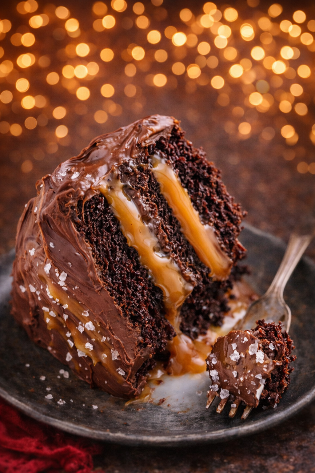 Chocolate or Caramel Cake